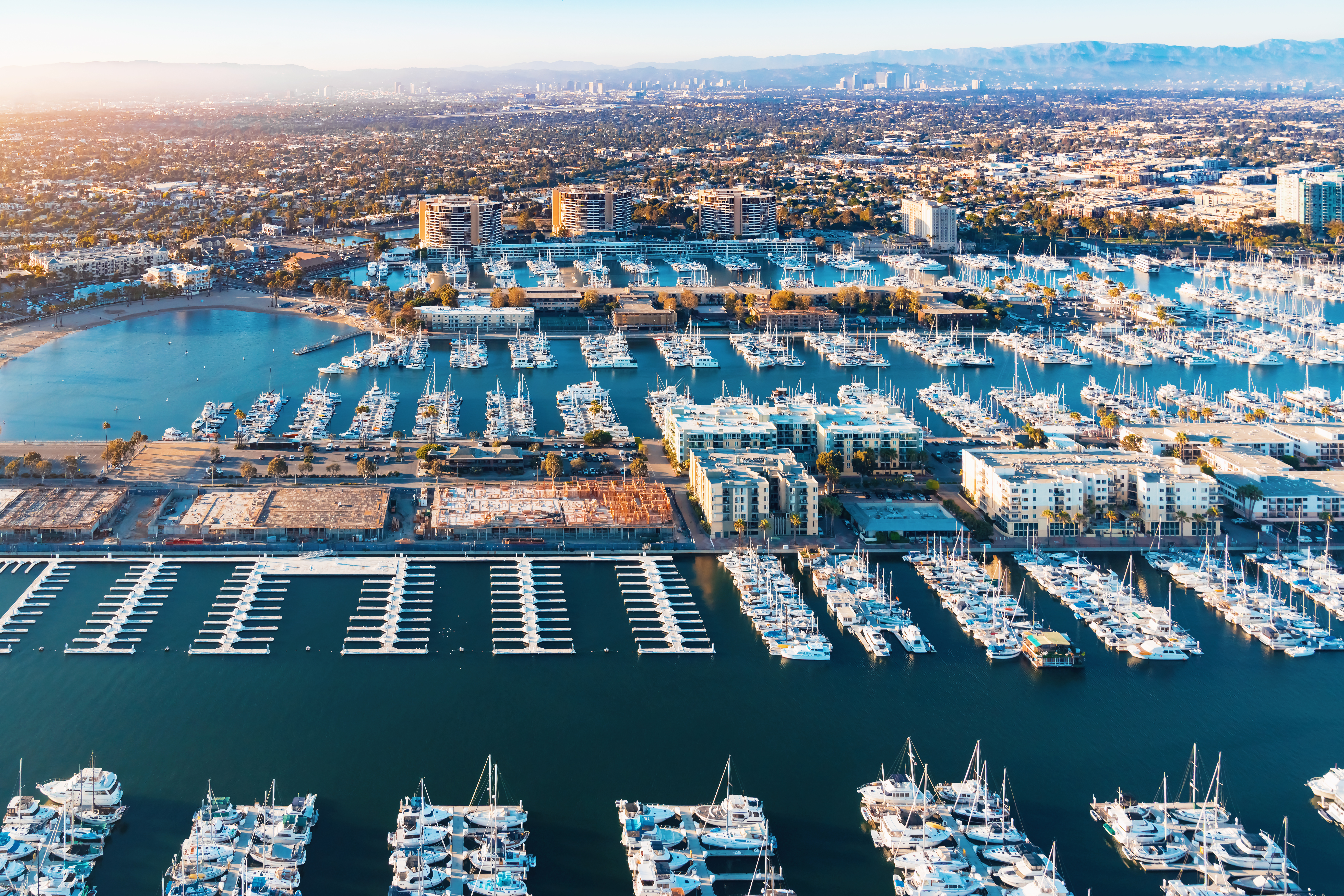 Marina del Rey aerial